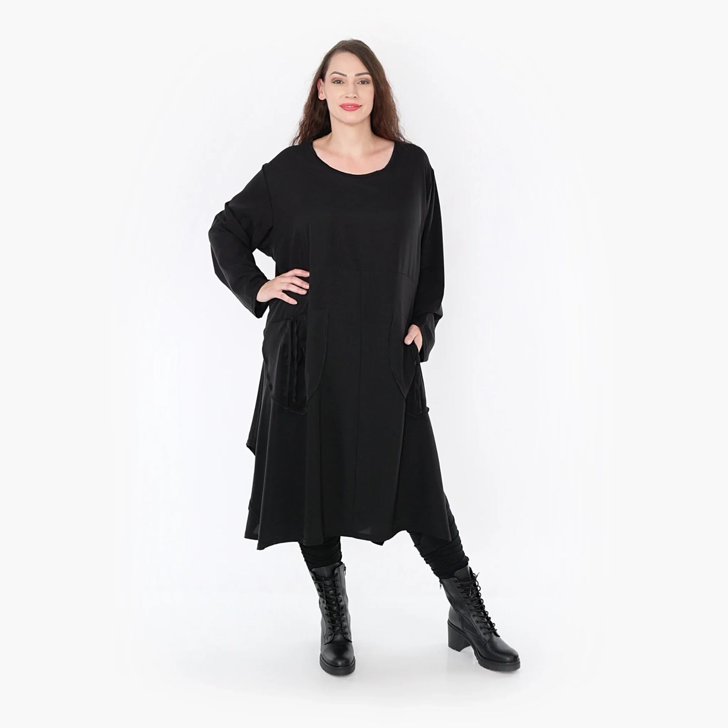 AKH 6025 Kleid, Schwarz