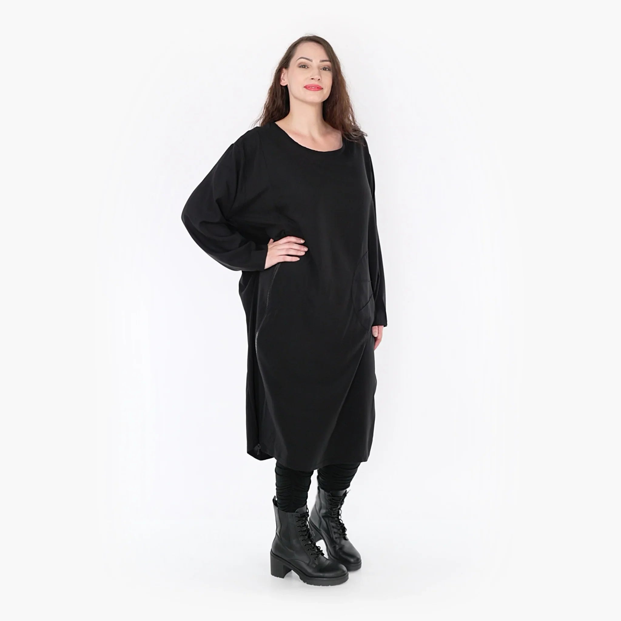 AKH 6942 Kleid, Schwarz