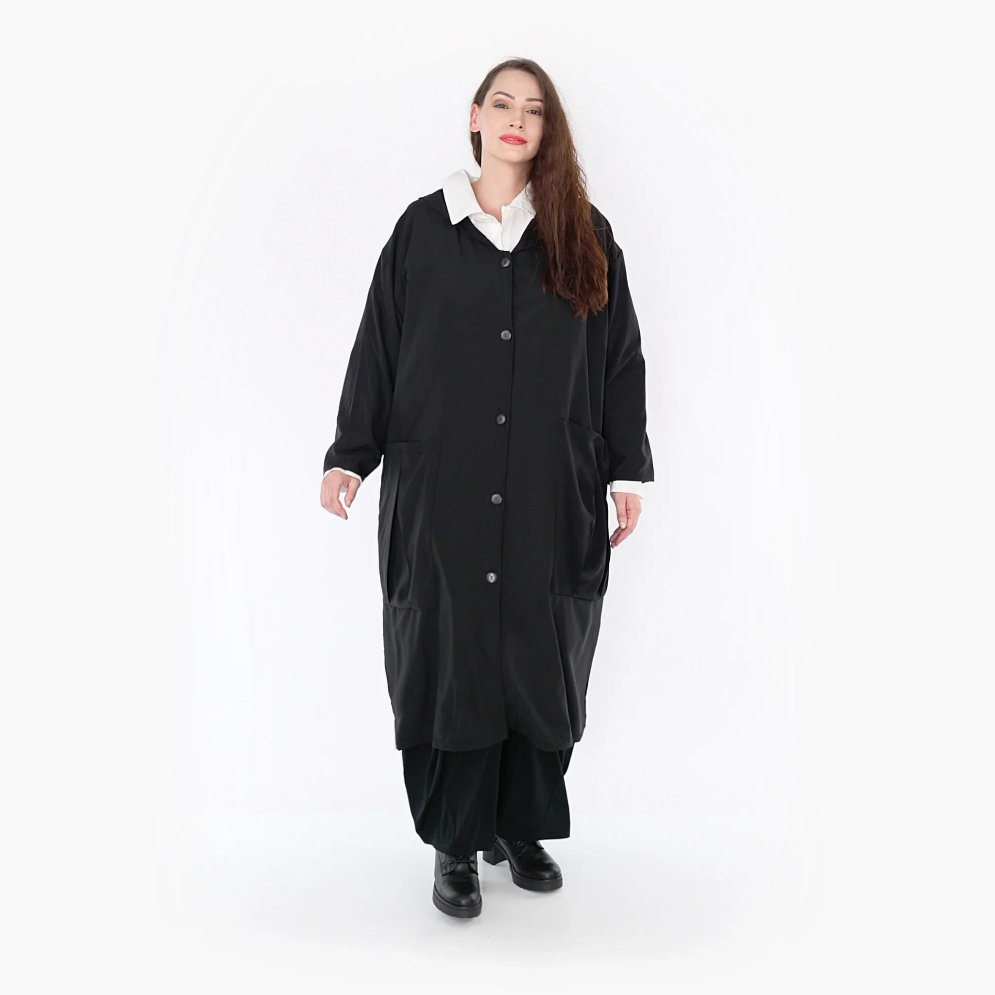 AKH Fashion Mantel 6976 Poca, Schwarz