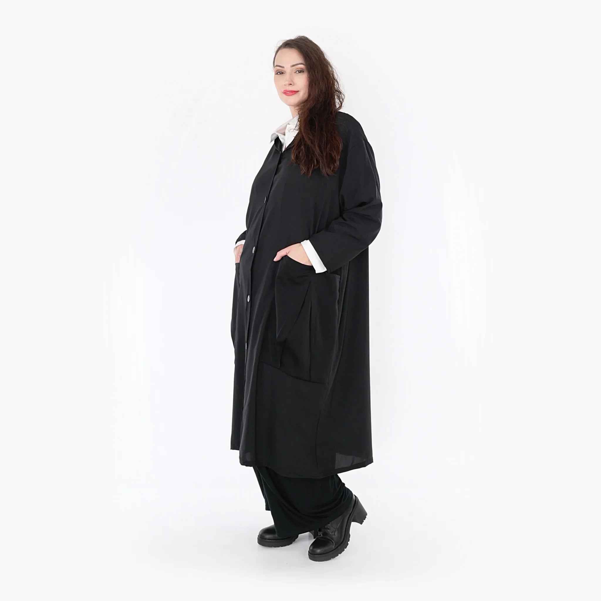 AKH Fashion Mantel 6976 Poca, Schwarz