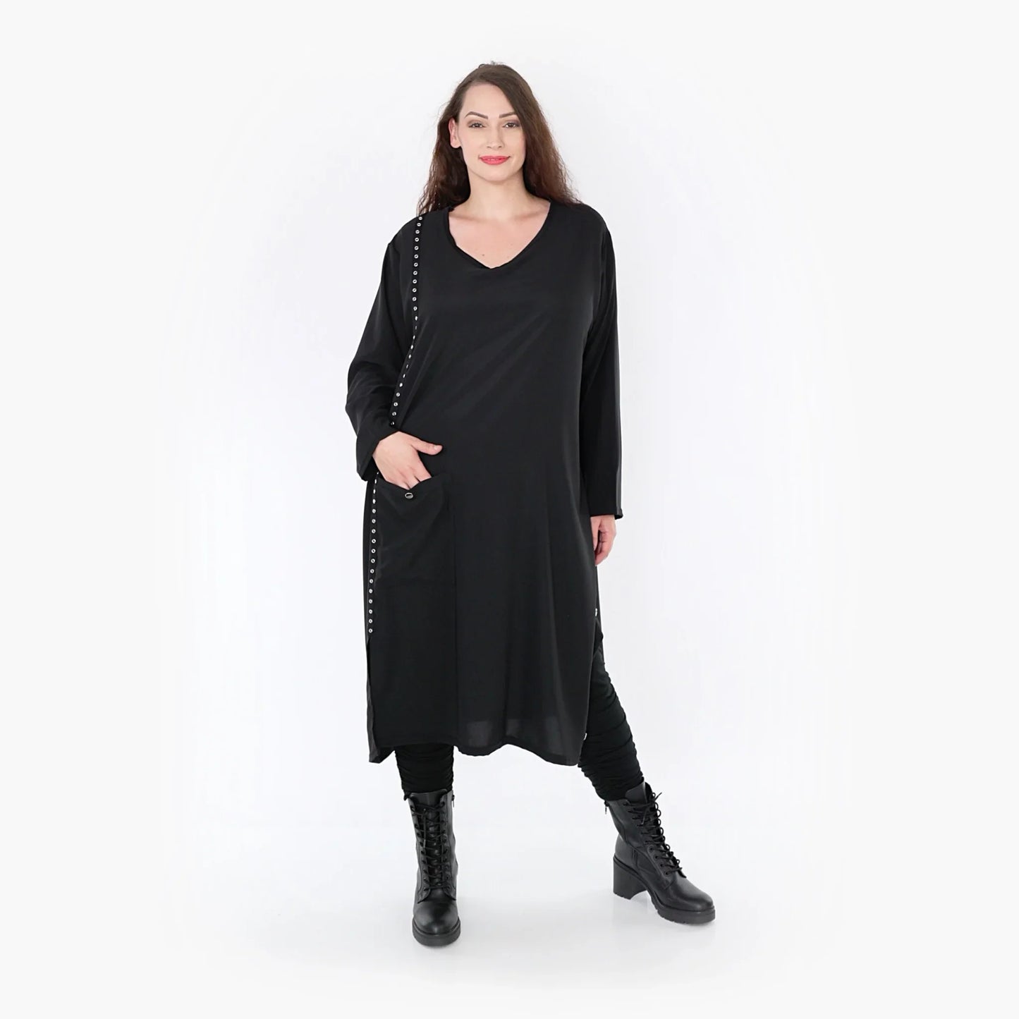 AKH 6982 Kleid, Schwarz