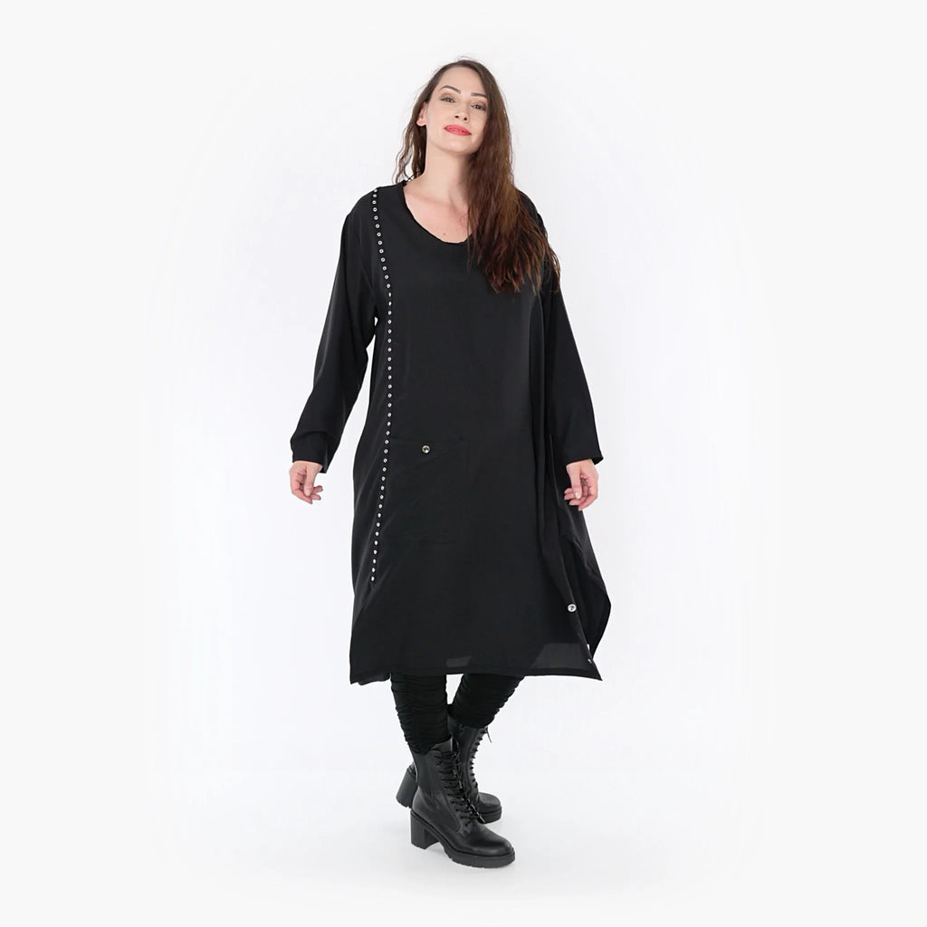 AKH Fashion Kleid 6982 Poca, Schwarz