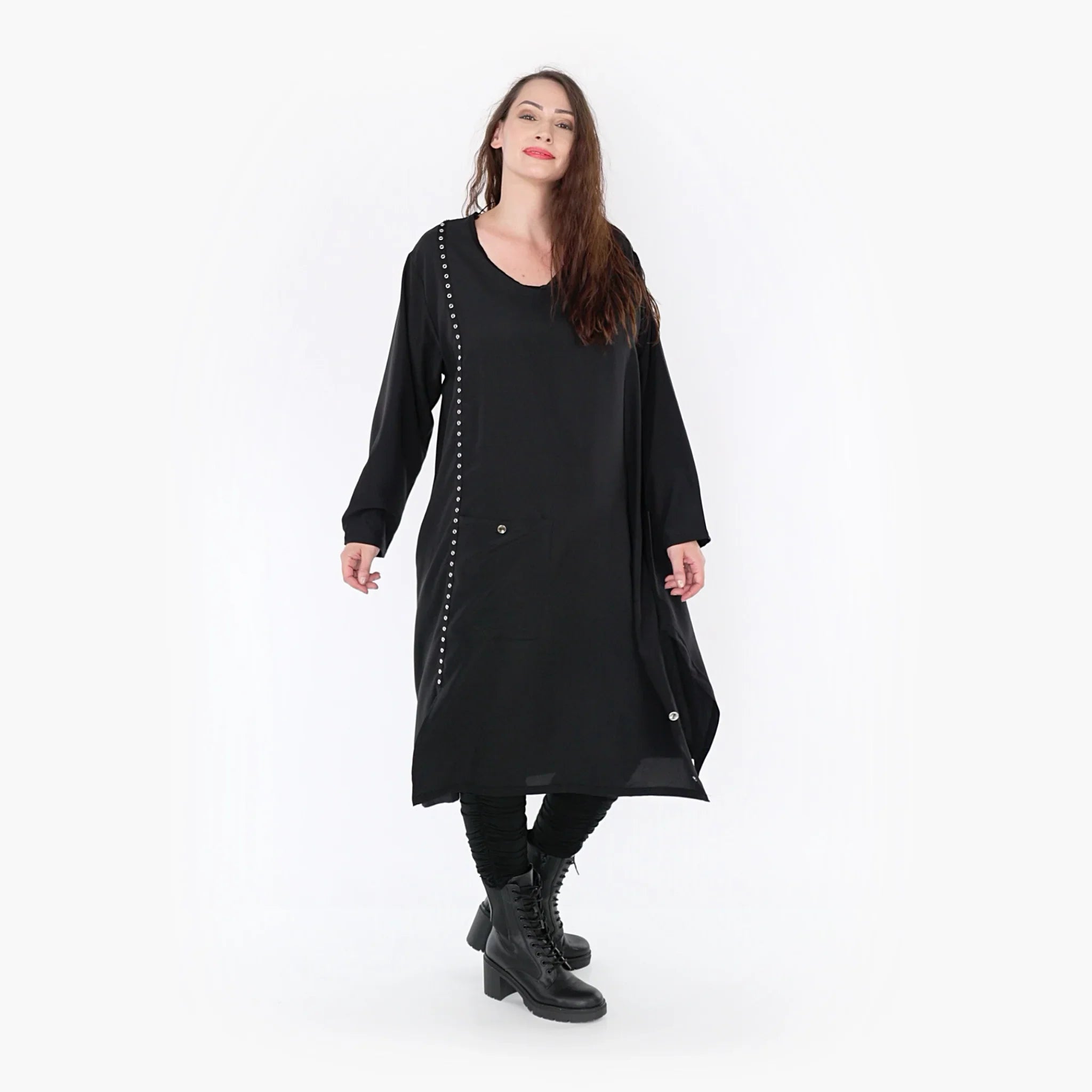 AKH Fashion Kleid 6982 Poca, Schwarz