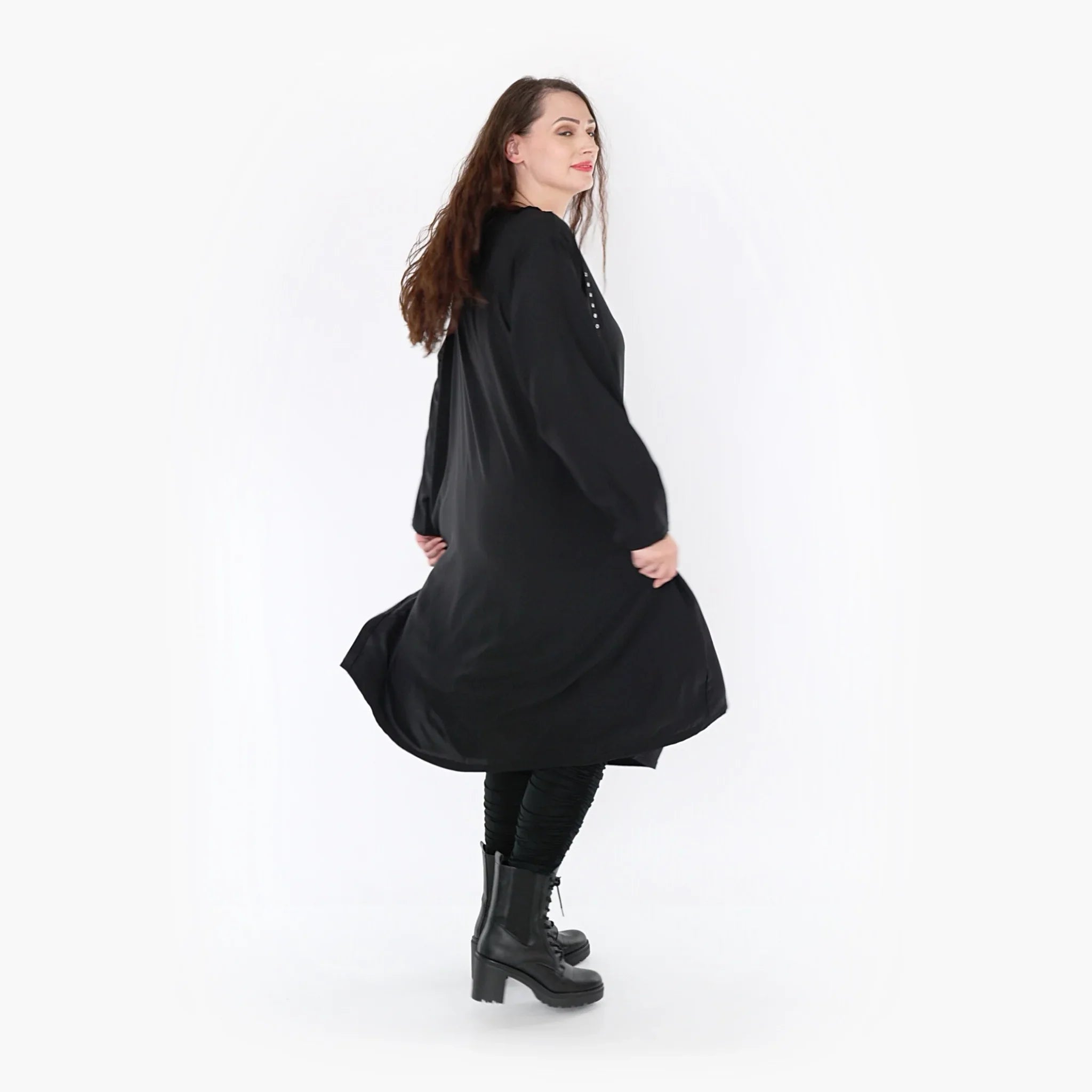 AKH Fashion Kleid 6982 Poca, Schwarz