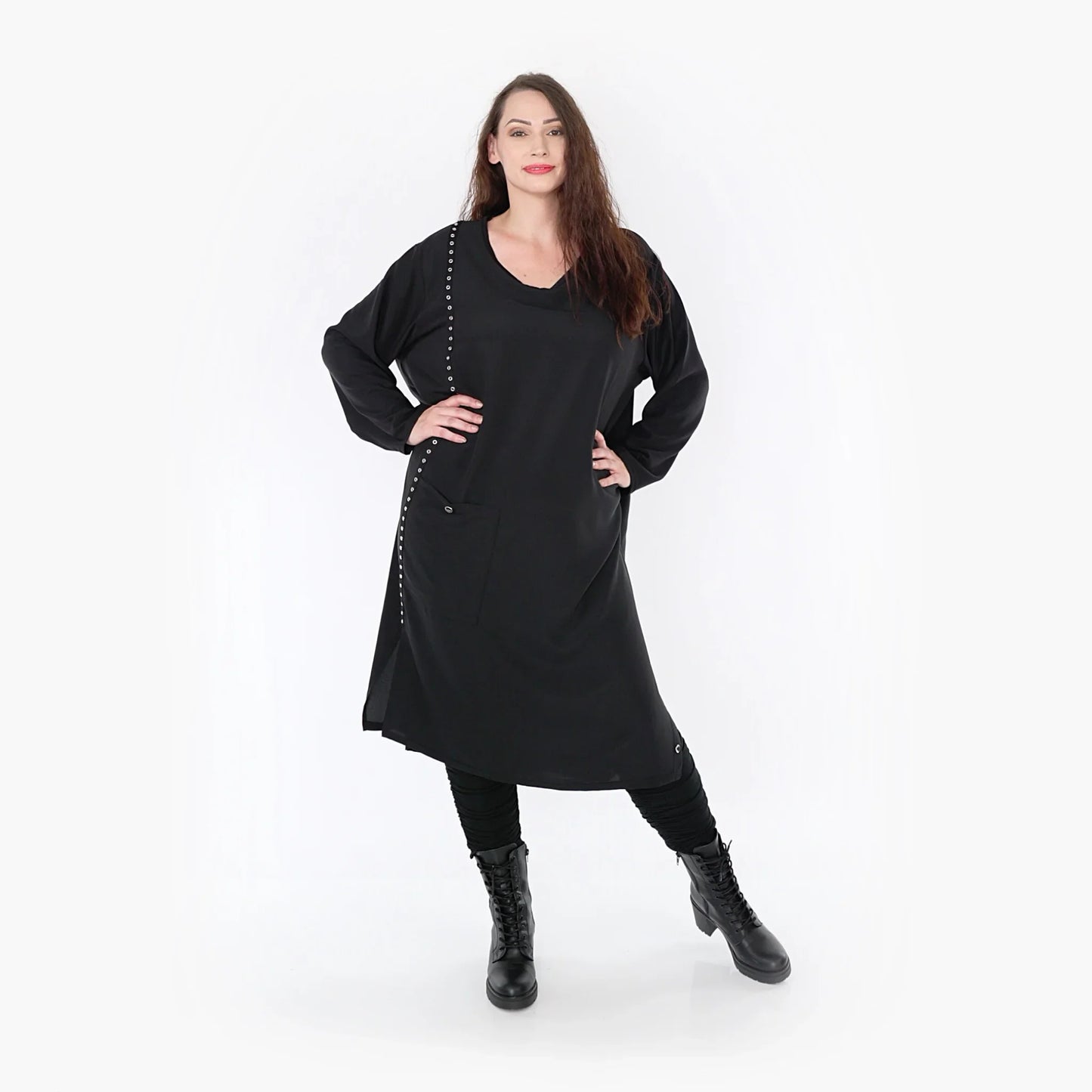 AKH 6982 Kleid, Schwarz