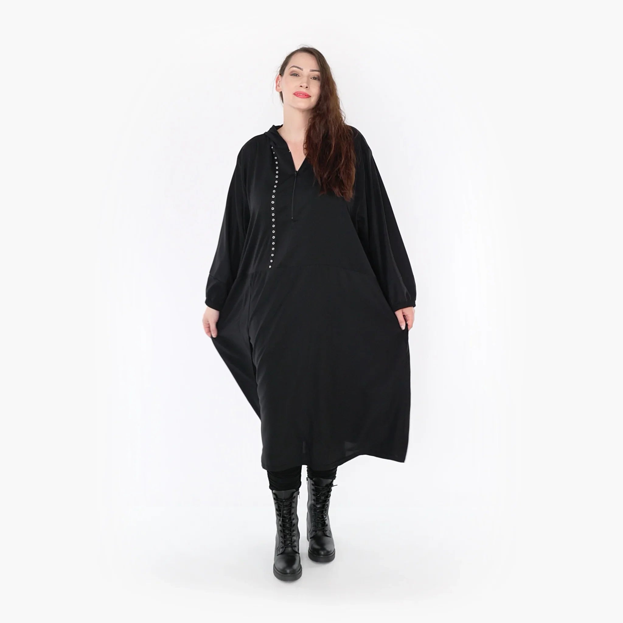 AKH Fashion Kleid 6983 Poca, Schwarz