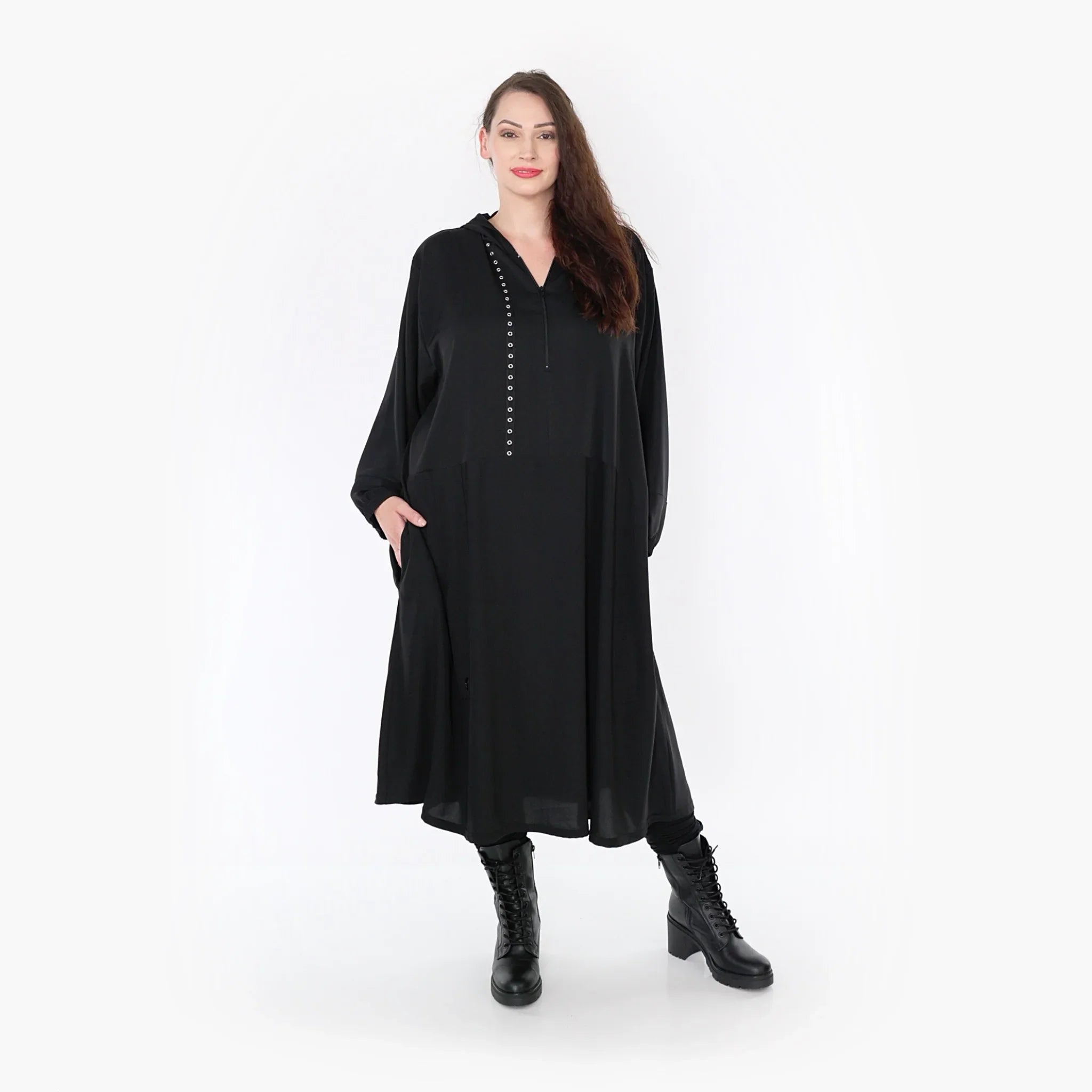 AKH Fashion Kleid 6983 Poca, Schwarz