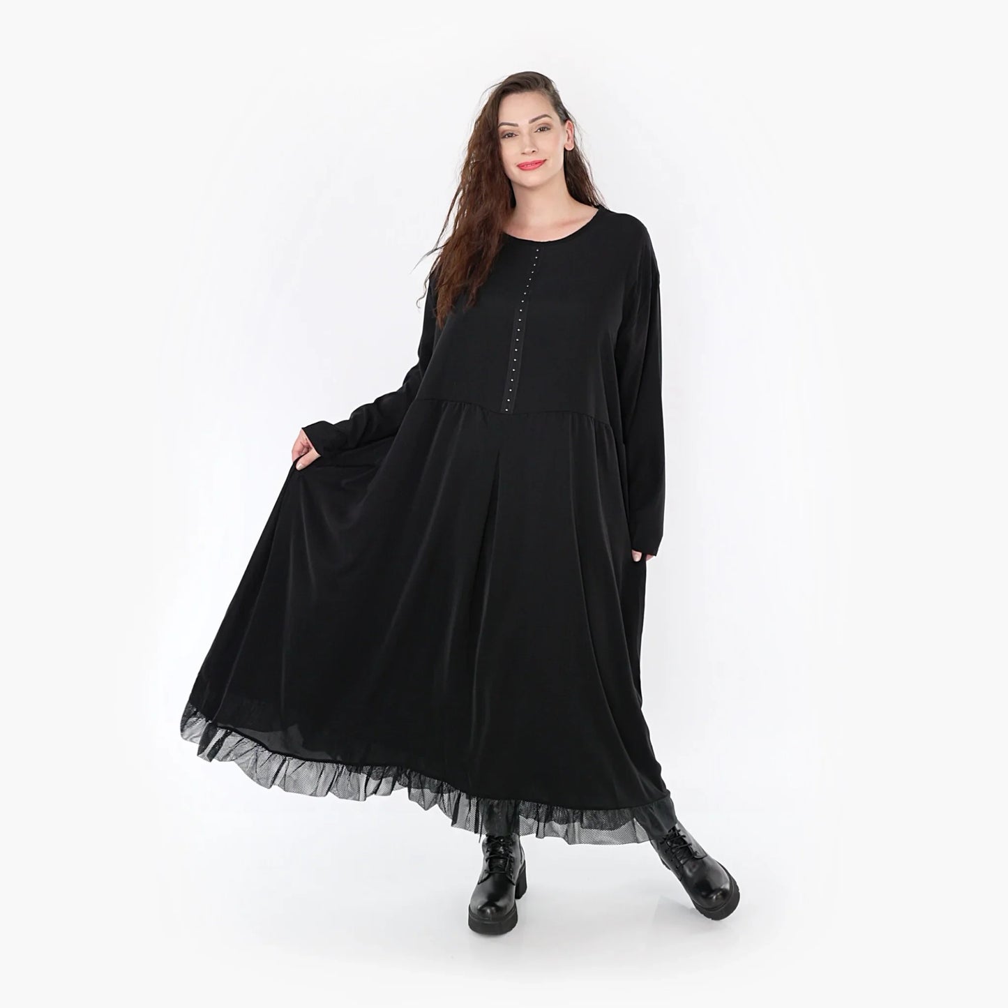 AKH 6984 Kleid, Schwarz