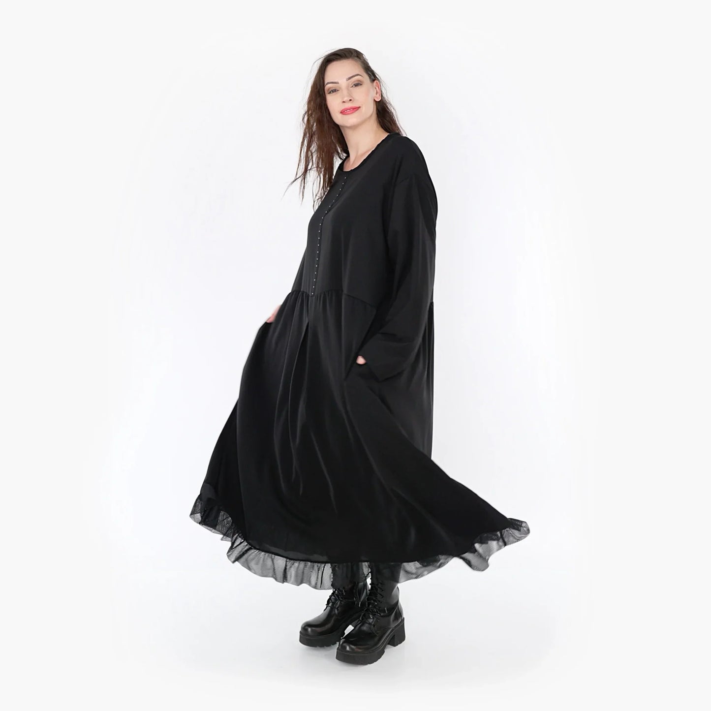 AKH 6984 Kleid, Schwarz