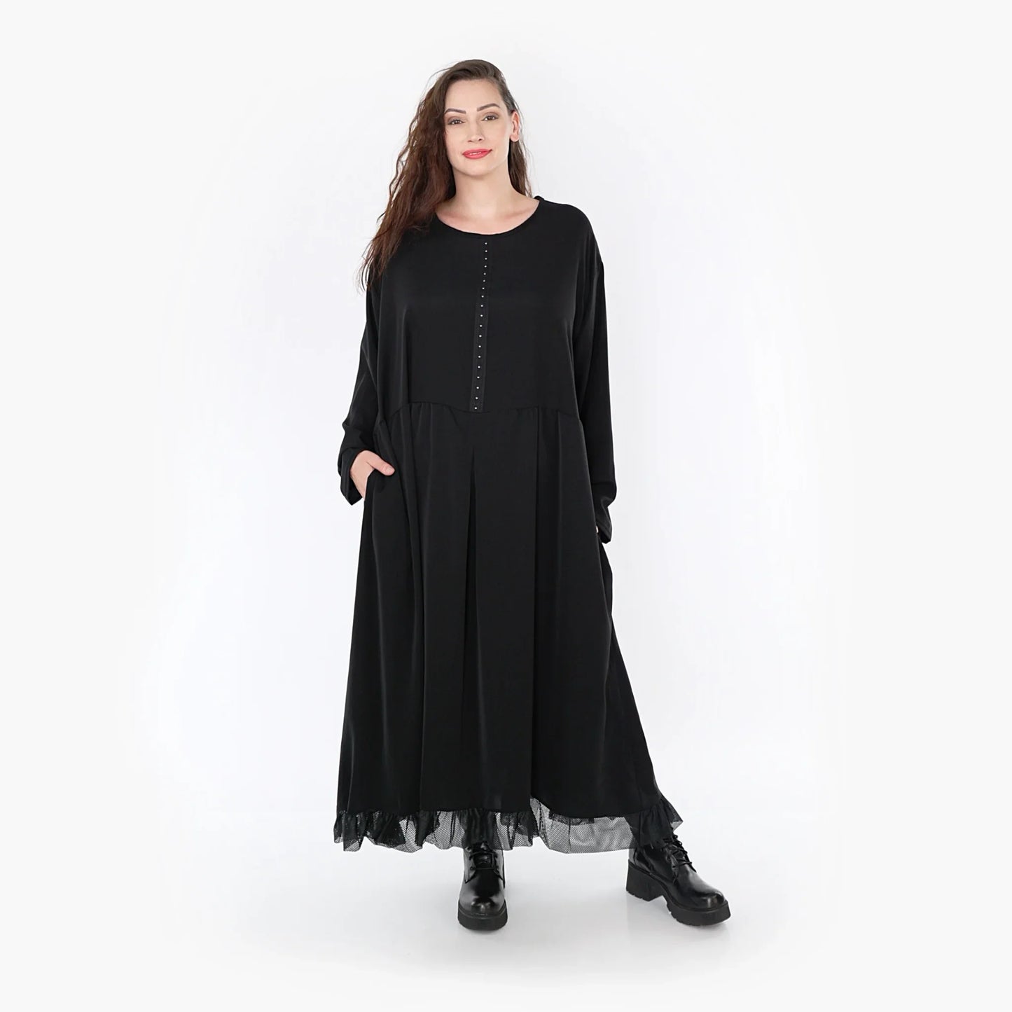 AKH 6984 Kleid, Schwarz