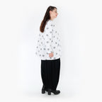 AKH 2153 Big Shirt, White-Grey