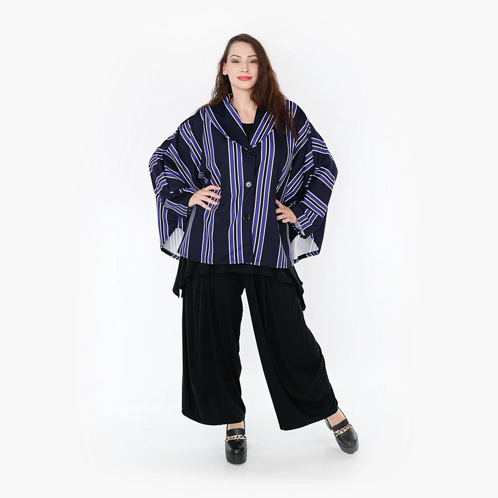 AKH 140 Jacket, Blue-Navy-White