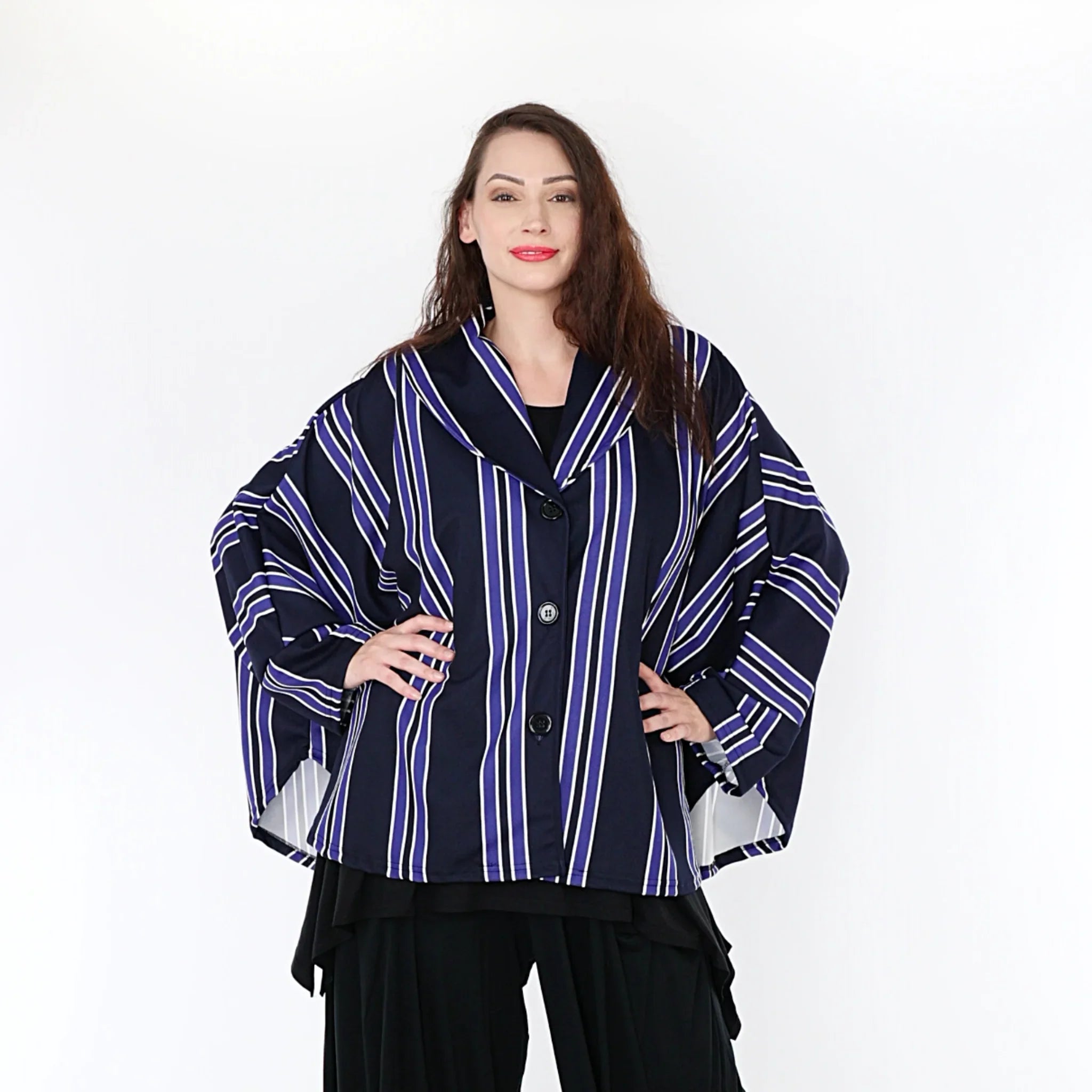AKH 140 Jacket, Blue-Navy-White