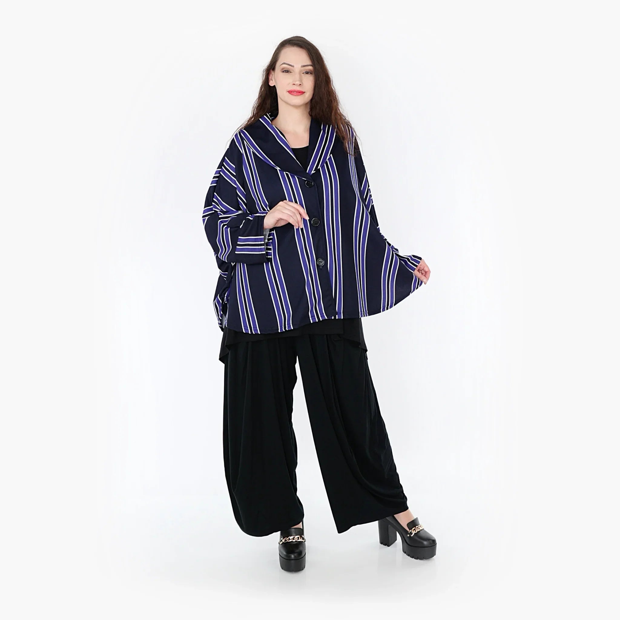 AKH 140 Jacket, Blue-Navy-White