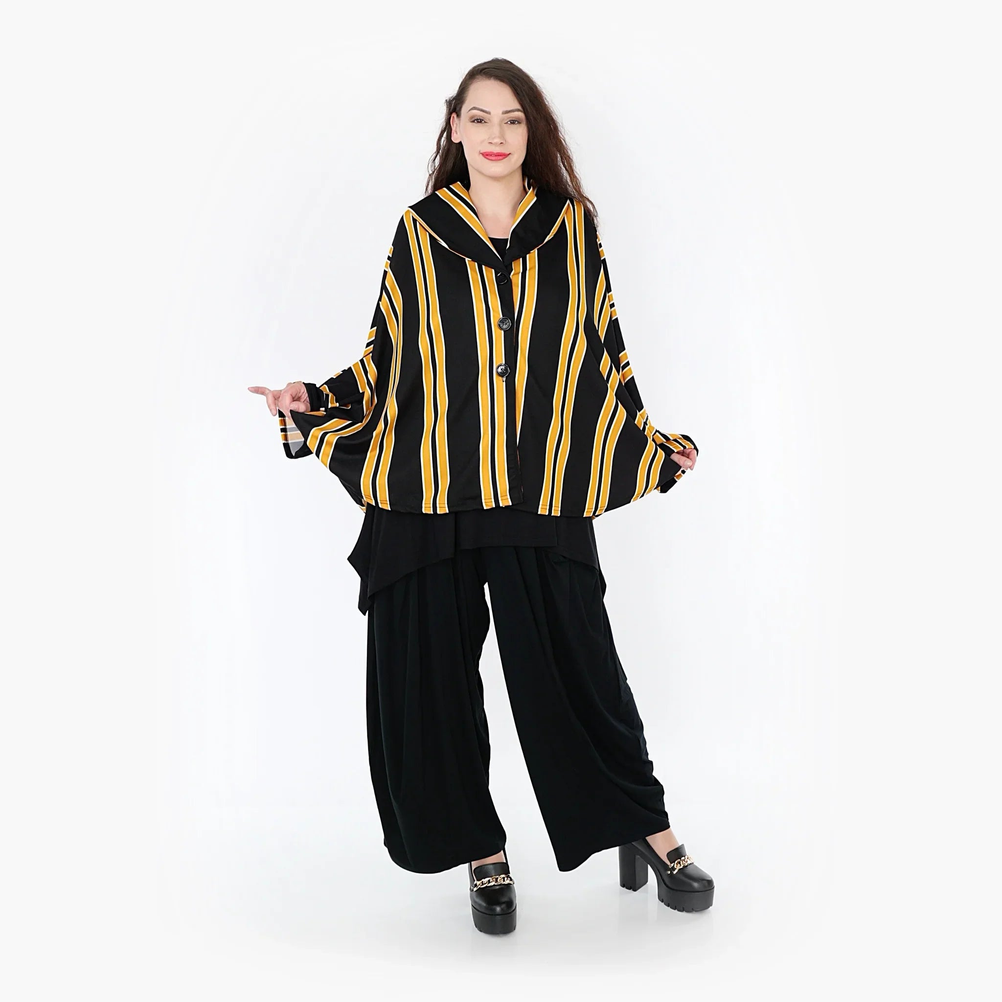 AKH Fashion Jacke 140 Alba, Gelb/Schwarz/Weiß