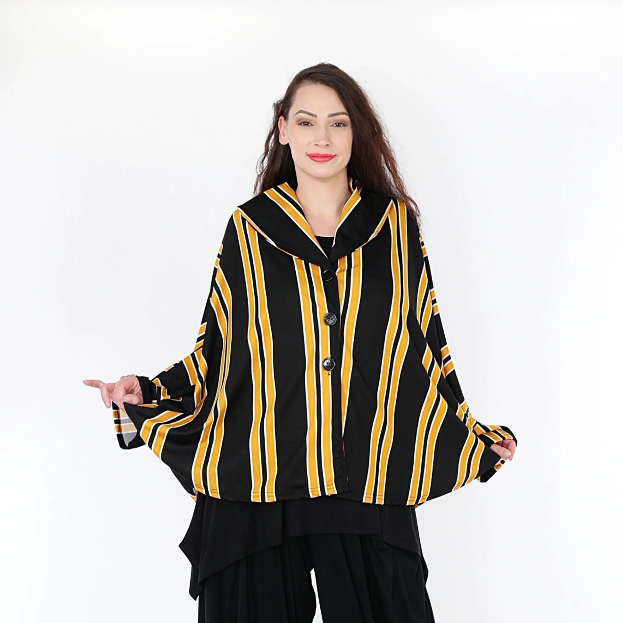 AKH Fashion Jacke 140 Alba, Gelb/Schwarz/Weiß