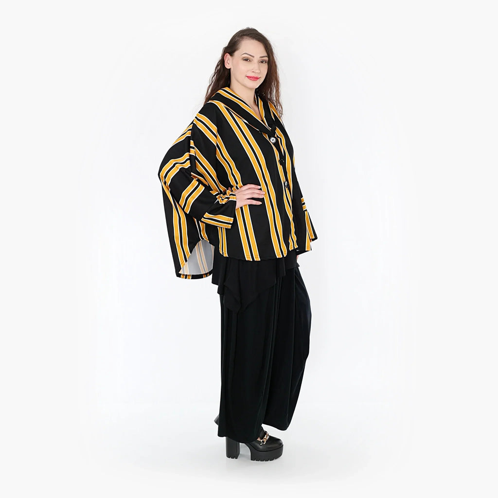 AKH Fashion Jacke 140 Alba, Gelb/Schwarz/Weiß