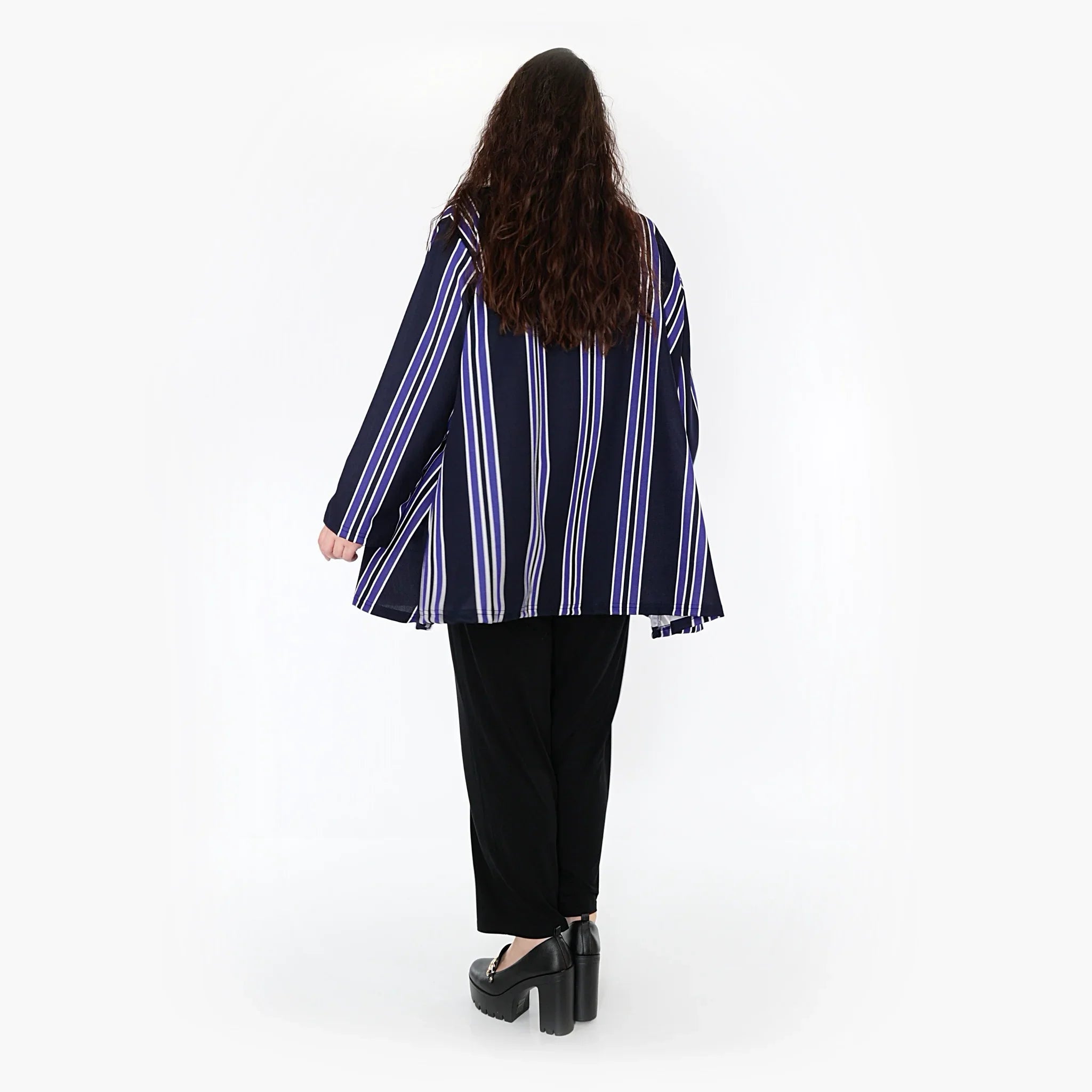 AKH Fashion Shirt 593 Alba, Blau/Marine/Weiß