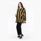 Chemise AKH 593 Big, jaune-noir-blanc