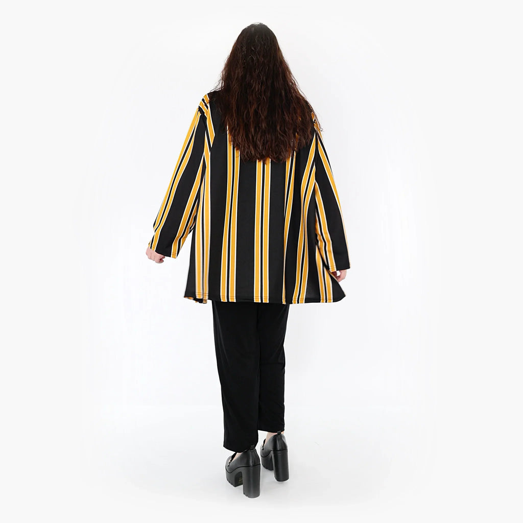 Chemise AKH 593 Big, jaune-noir-blanc