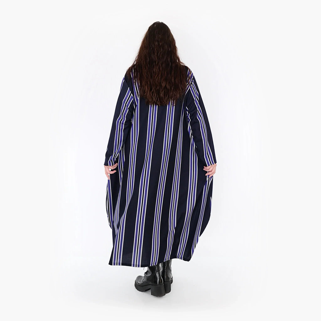 AKH Fashion Kleid 1926 Alba, Blau/Marine/Weiß