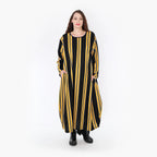 AKH Fashion Kleid 1926 Alba, Gelb/Schwarz/Weiß