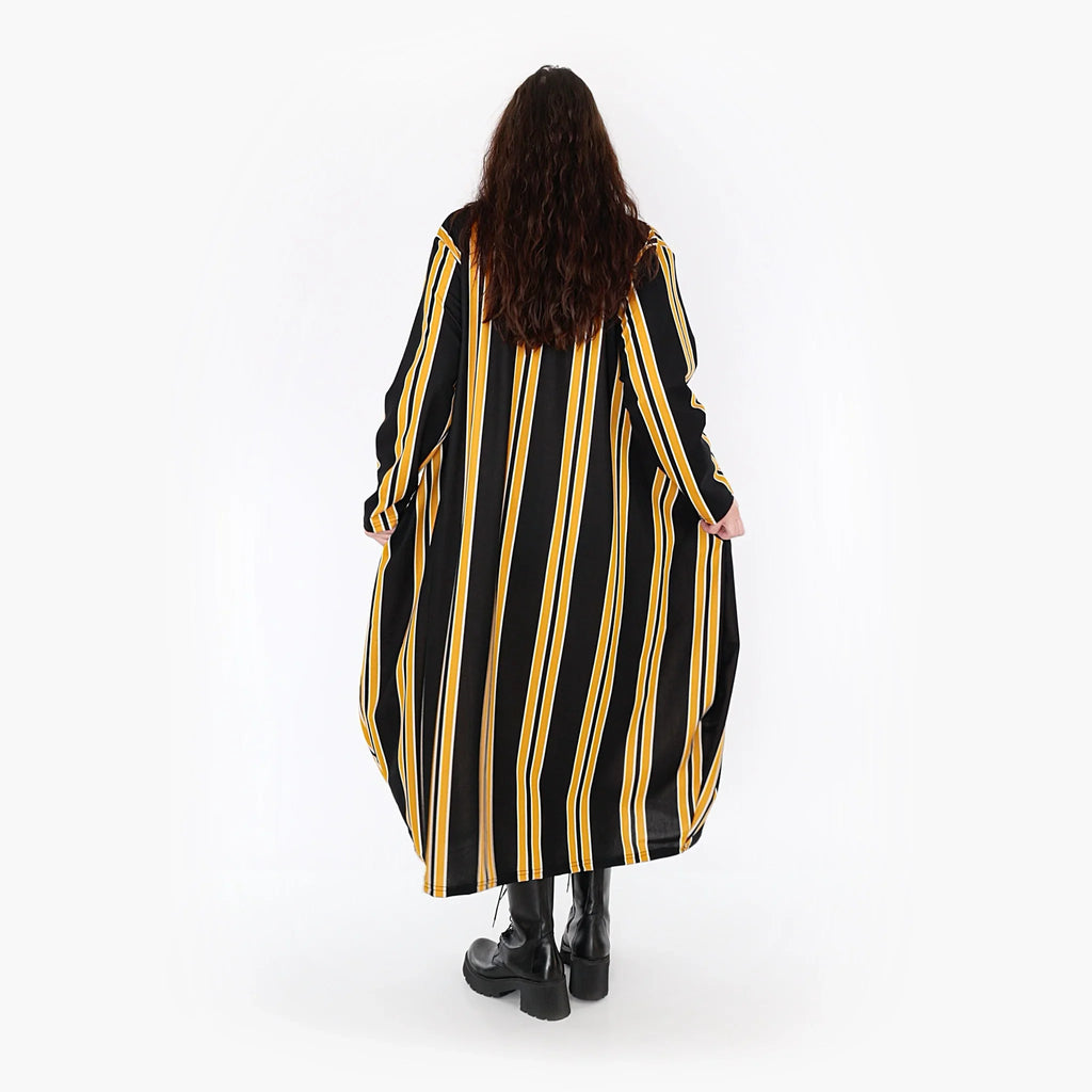 AKH Fashion Kleid 1926 Alba, Gelb/Schwarz/Weiß