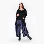 AKH Fashion Hose 8069 Alba, Blau/Marine/Weiß