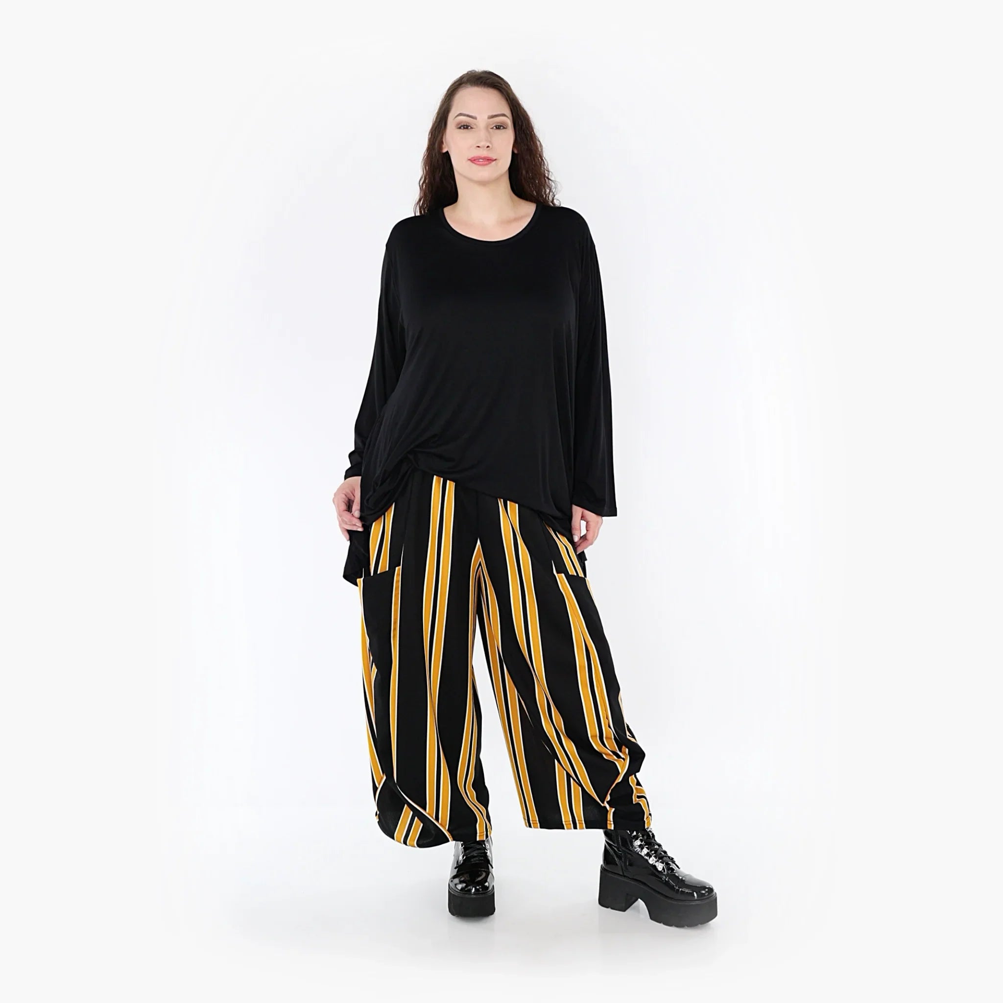 AKH 8069 Hose, Gelb-Schwarz-Weiß