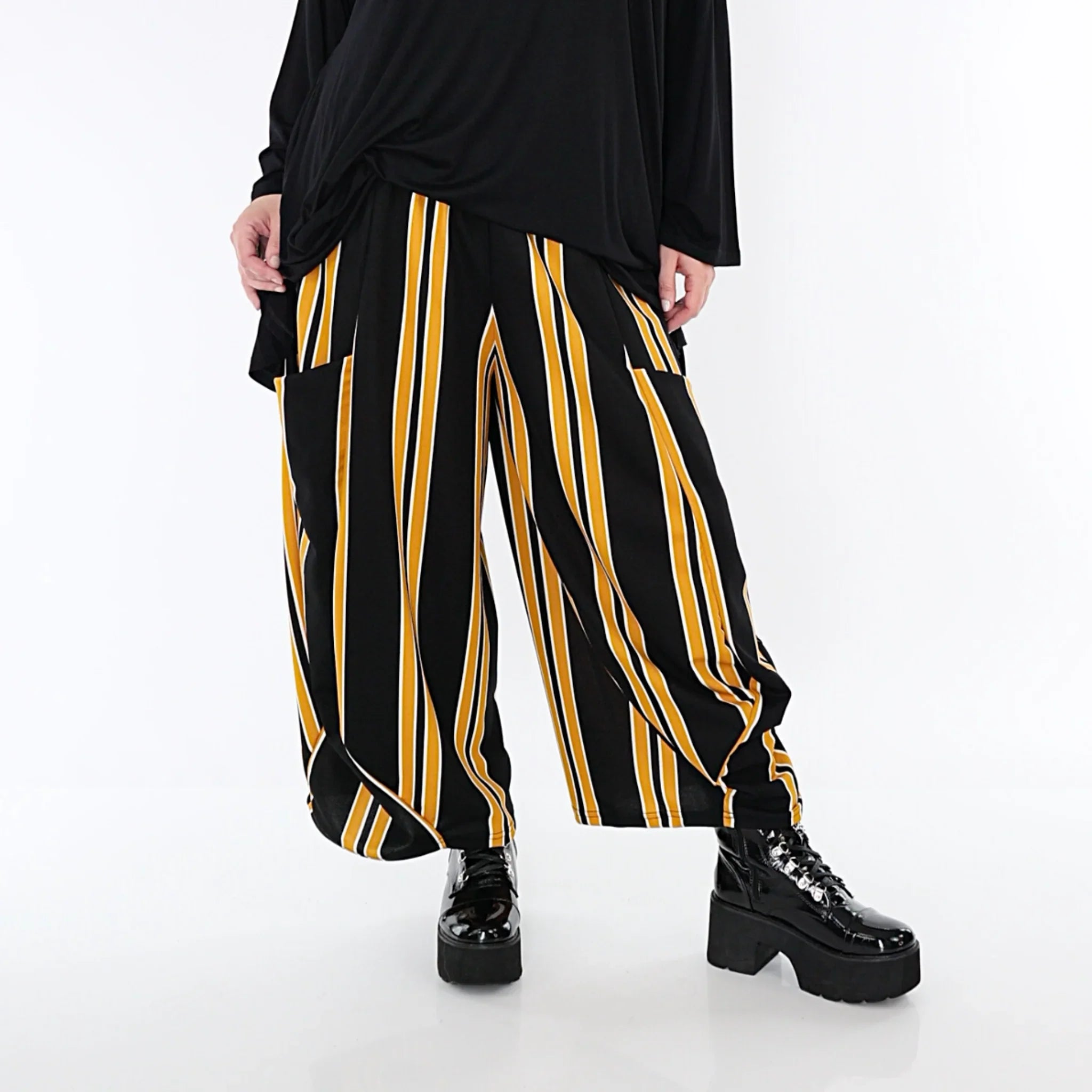 AKH 8069 Hose, Gelb-Schwarz-Weiß