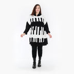 AKH Fashion Überwurf 2415 Huller, Weiß/Schwarz