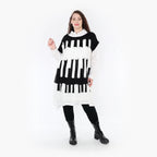 AKH Fashion Überwurf 2415 Huller, Schwarz/Weiß