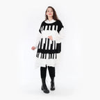 AKH Fashion Überwurf 2415 Huller, Schwarz/Weiß