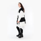 AKH Fashion Überwurf 2415 Huller, Schwarz/Weiß