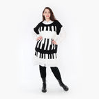 AKH Fashion Überwurf 2415 Huller, Schwarz/Weiß