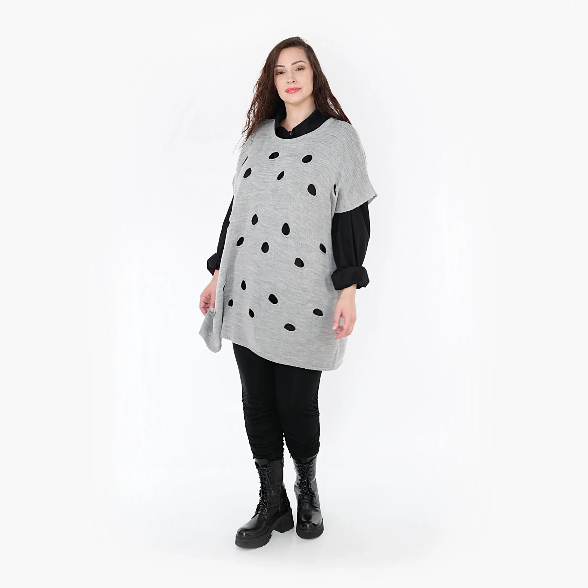 AKH Fashion Überwurf 2416 Huller, Grau