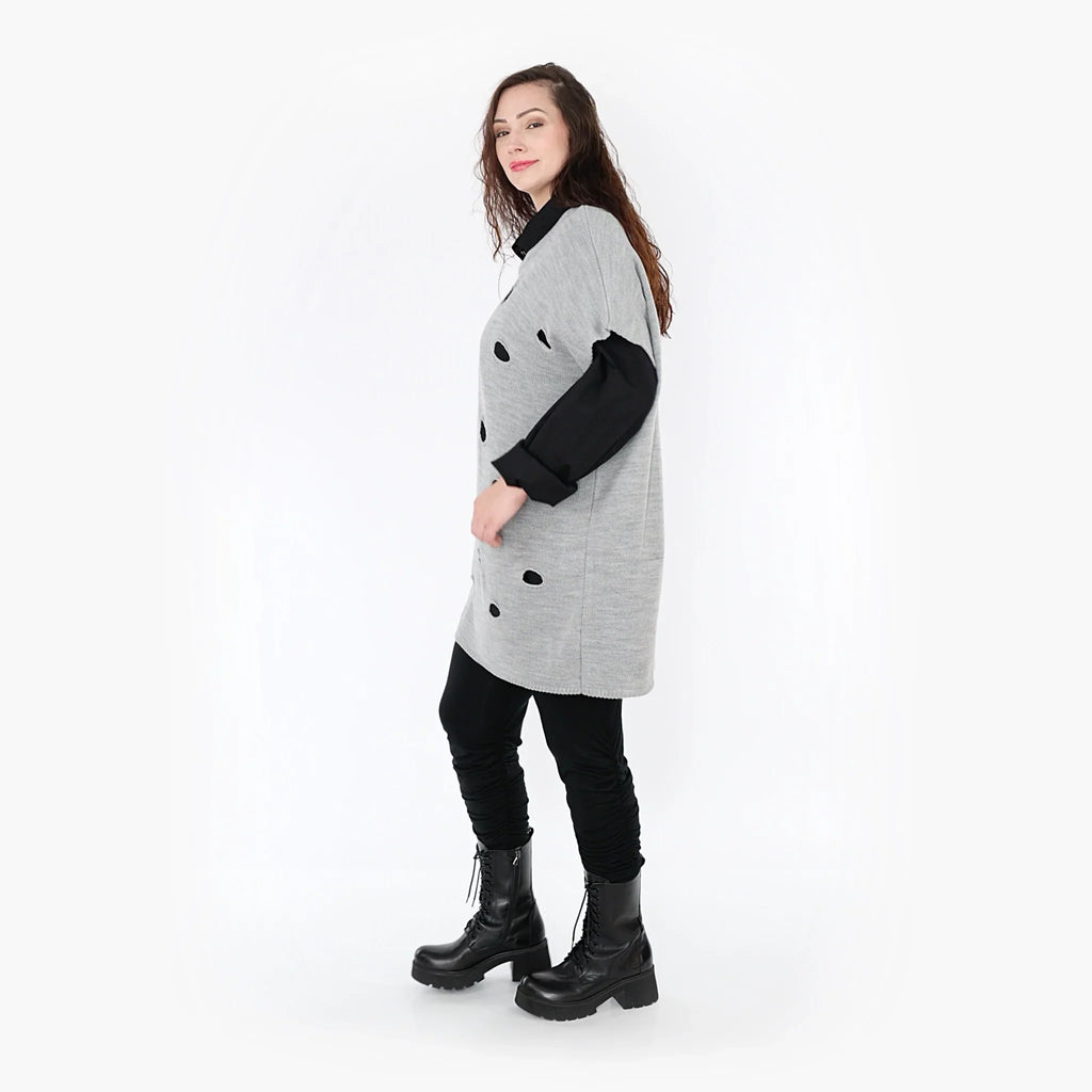 AKH Fashion Überwurf 2416 Huller, Grau
