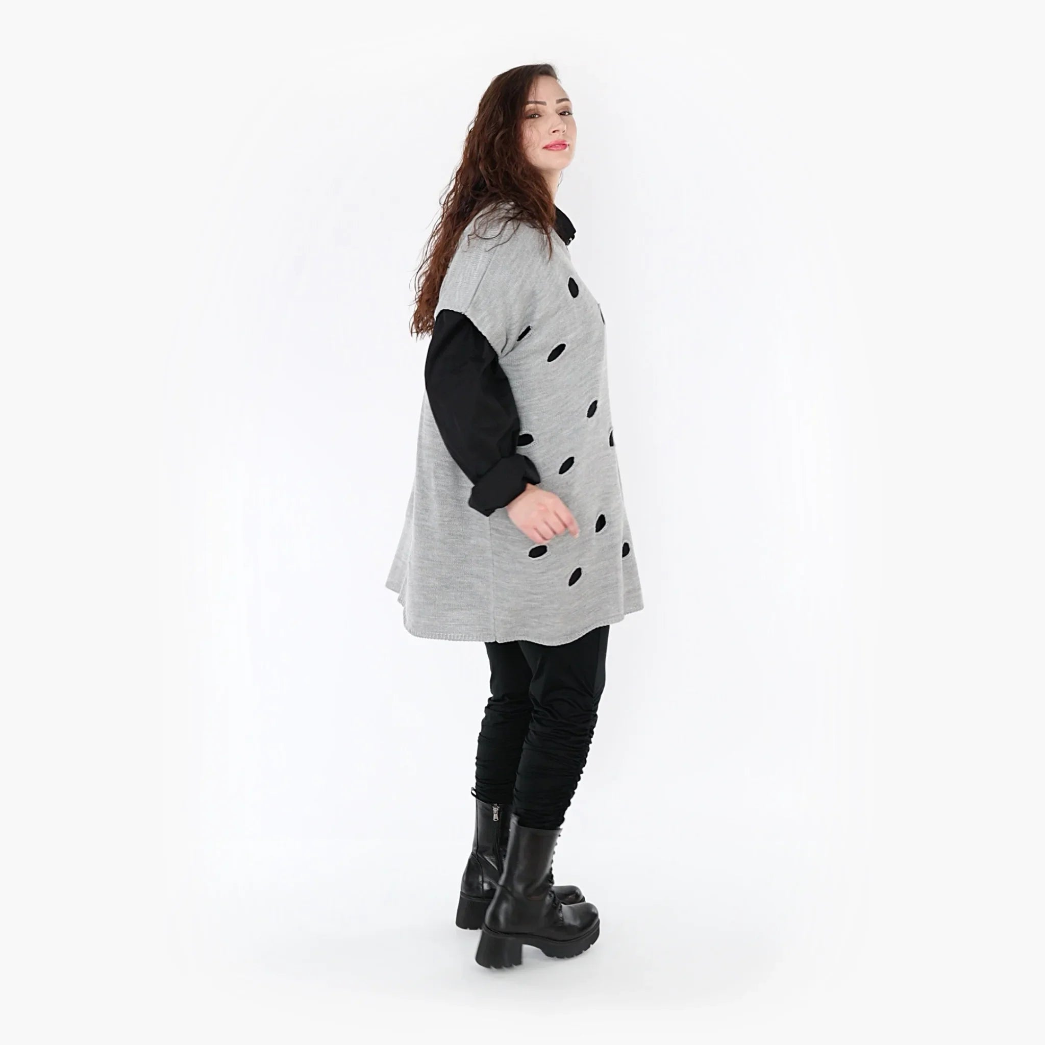 AKH Fashion Überwurf 2416 Huller, Grau