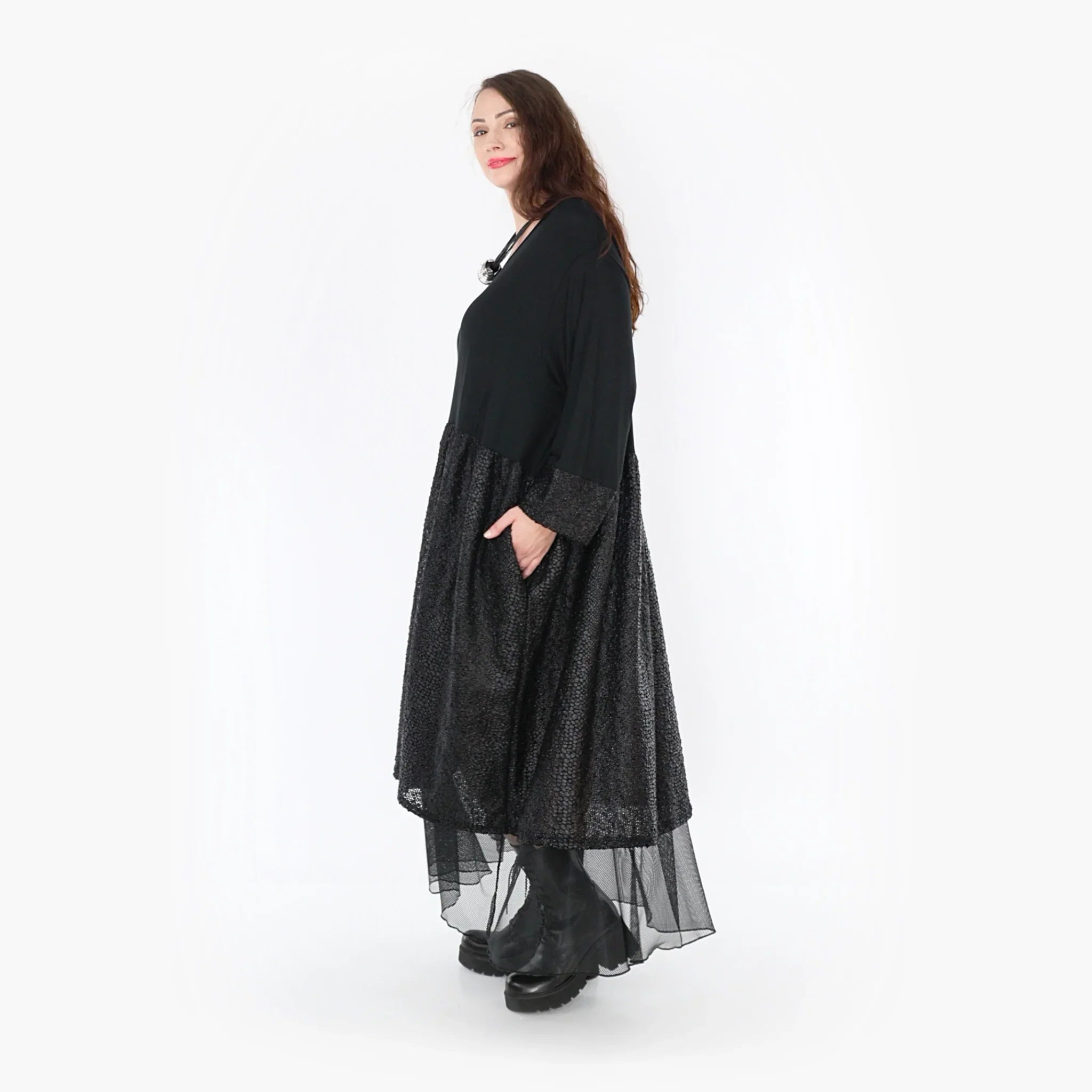 AKH Fashion Kleid 6967 Nina, Schwarz