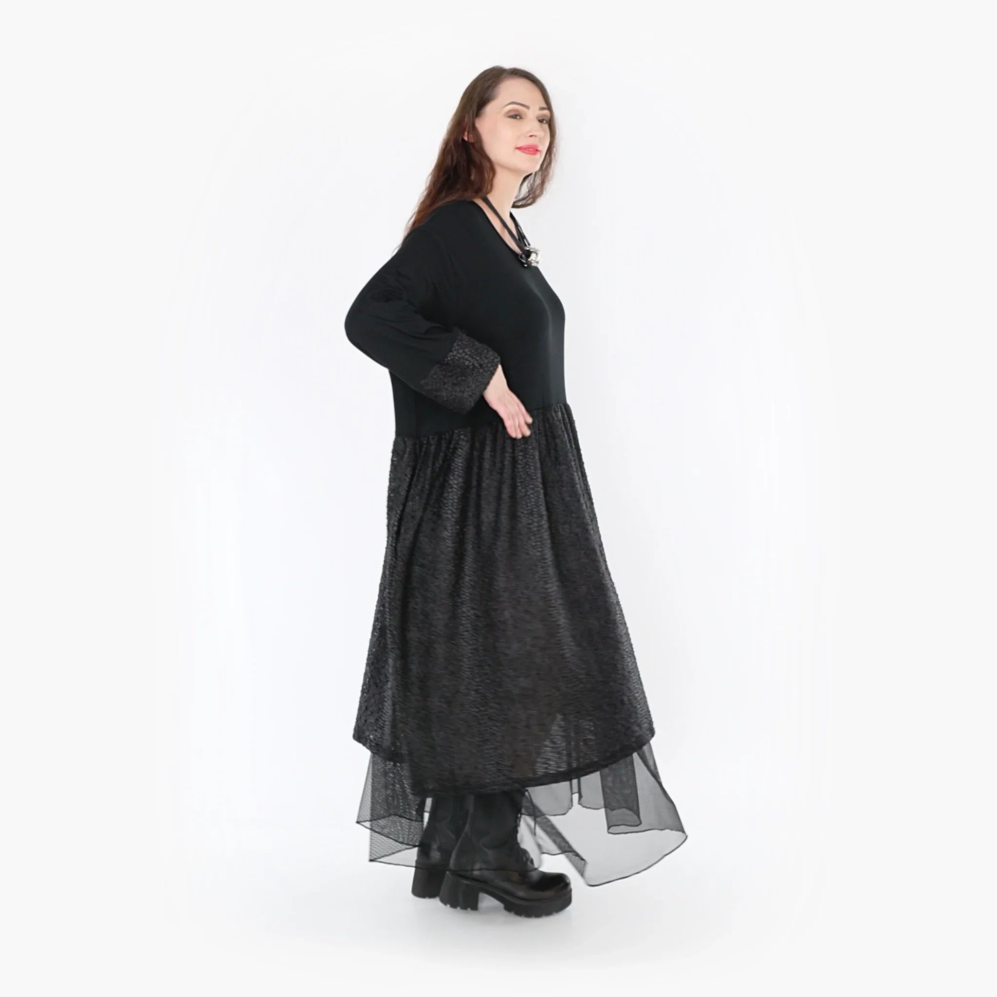 AKH Fashion Kleid 6967 Nina, Schwarz