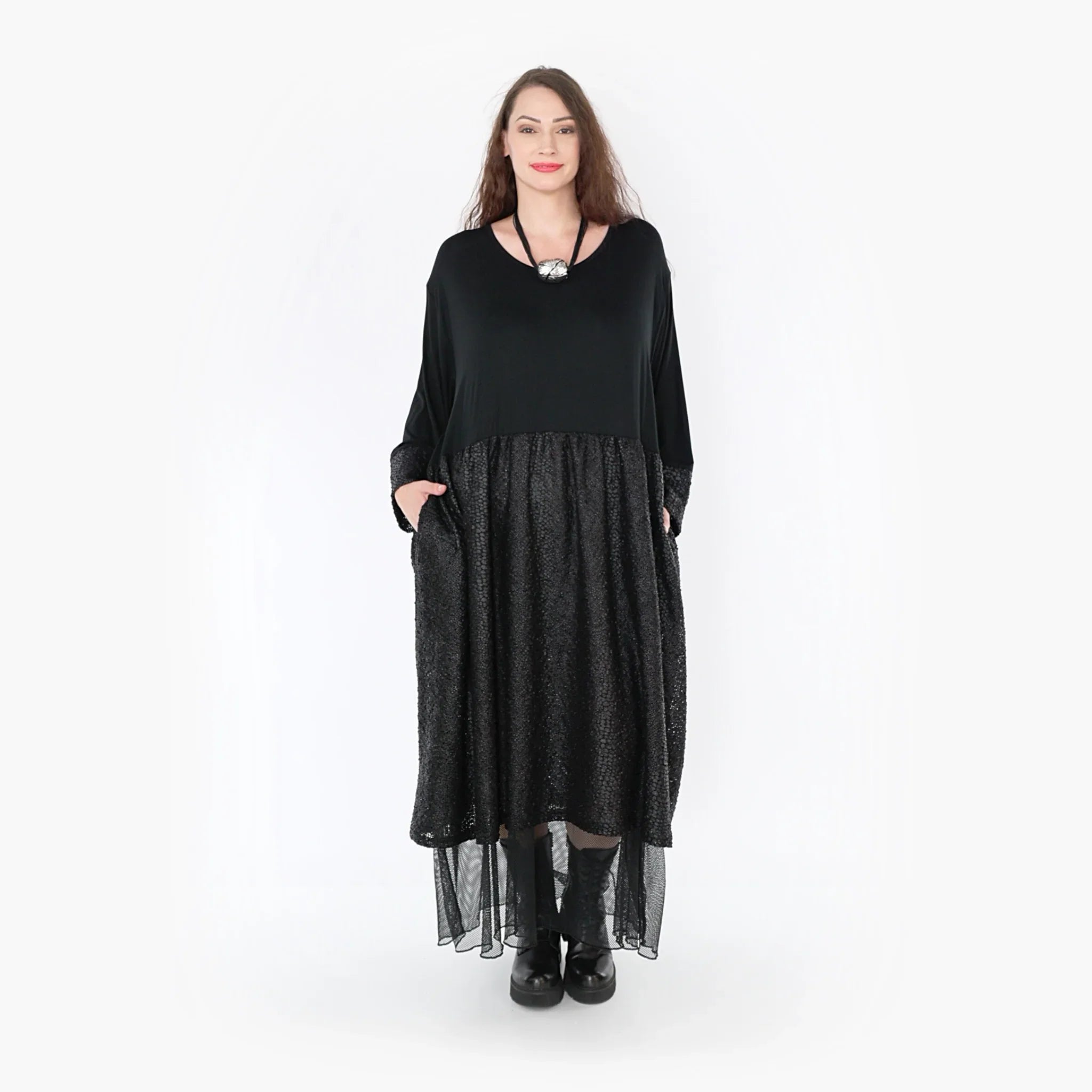 AKH Fashion Kleid 6967 Nina, Schwarz