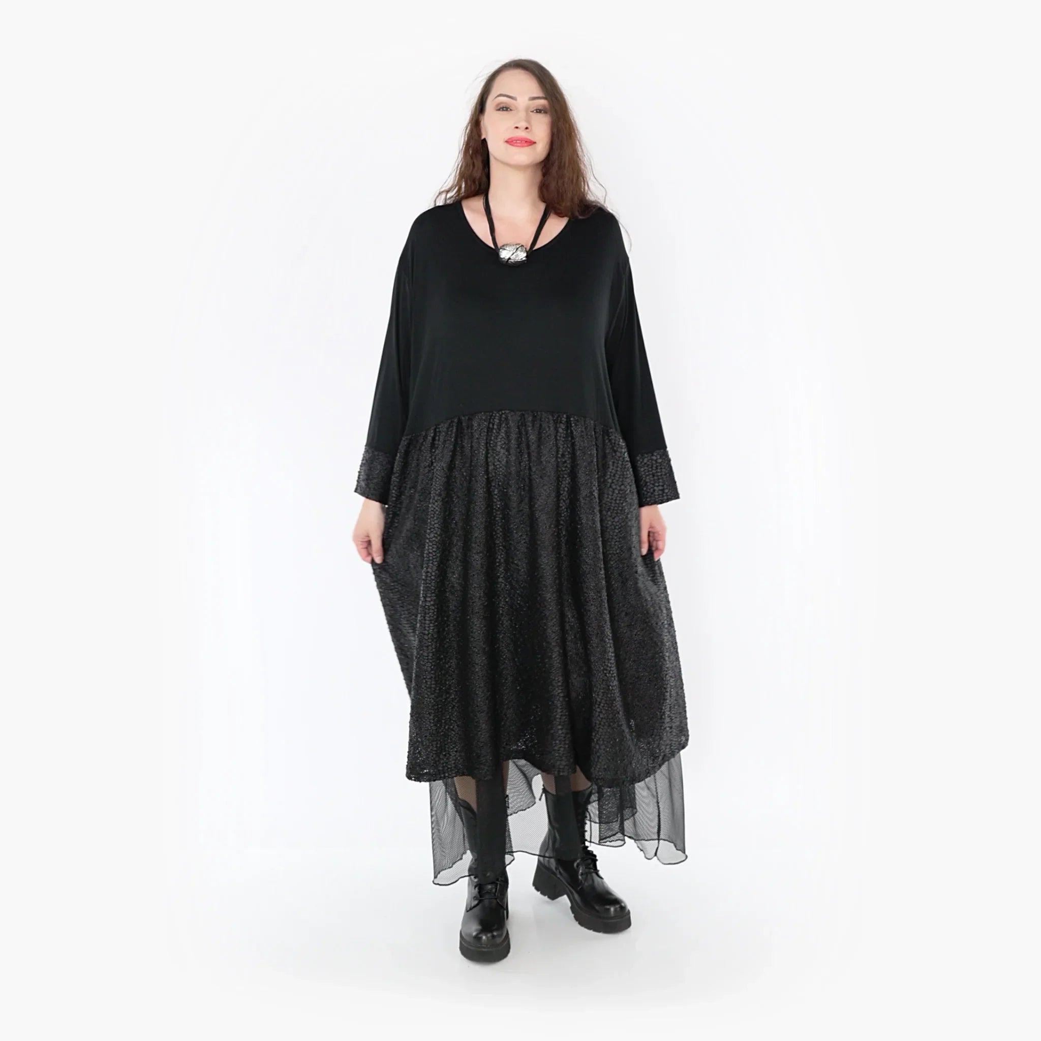 AKH Fashion Kleid 6967 Nina, Schwarz