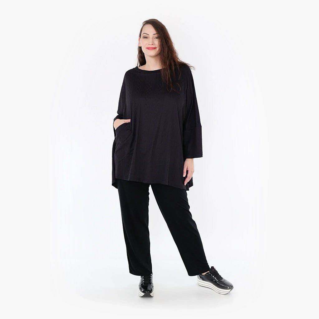 AKH Fashion Shirt 6973 Avery, Schwarz