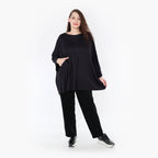 AKH Fashion Shirt 6973 Avery, Schwarz