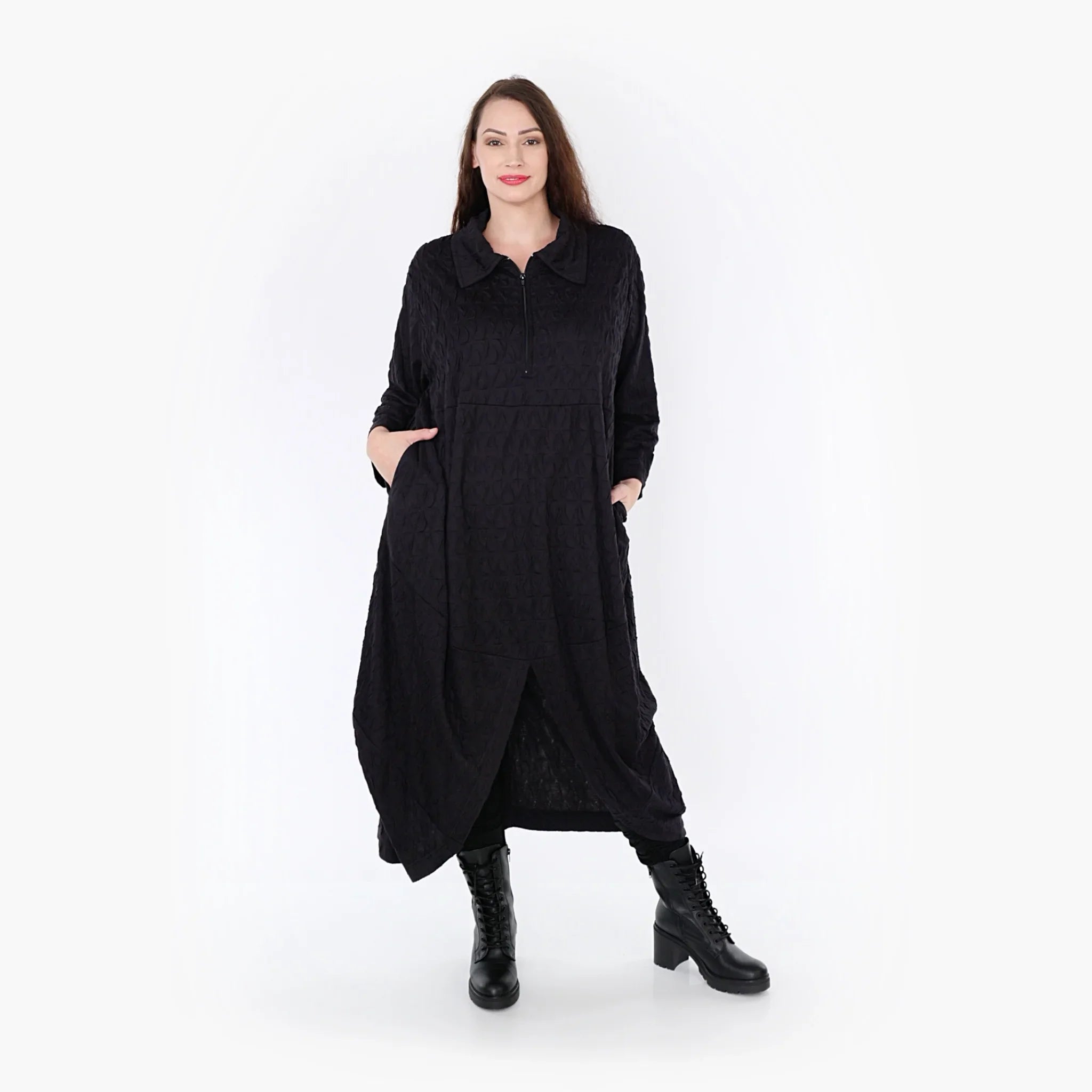 AKH Fashion Kleid 6975 Carmen, Schwarz