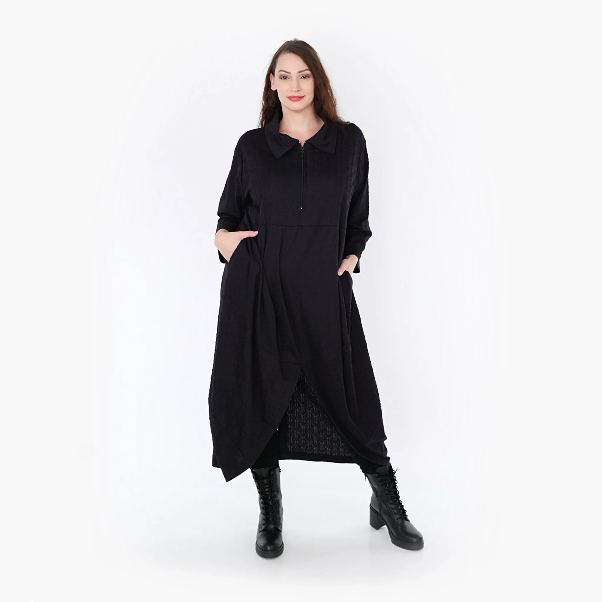 AKH Fashion Kleid 6975 Mila, Schwarz