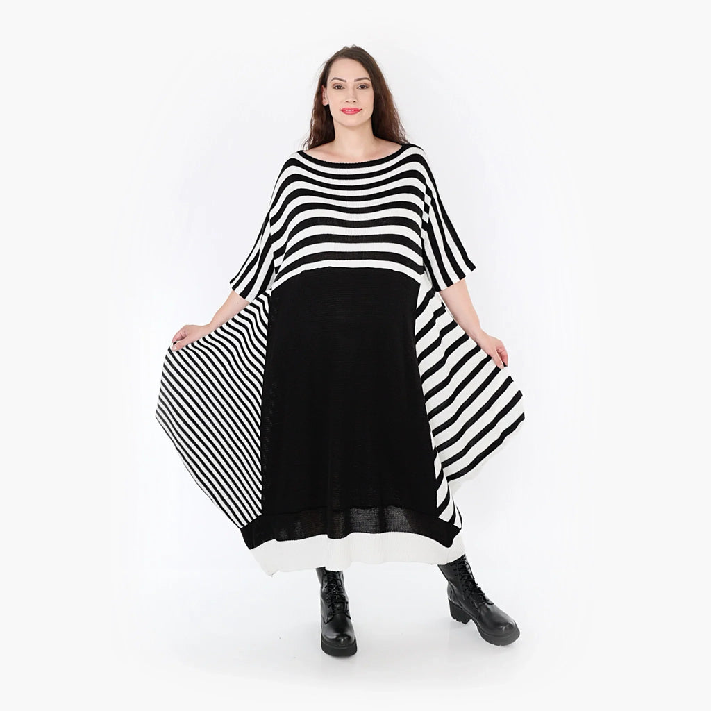 AKH Fashion Kleid 2326 Warmy, Schwarz
