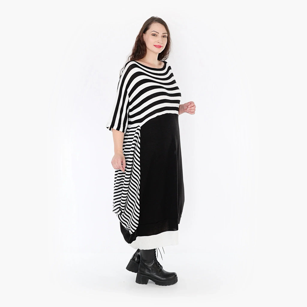 AKH Fashion Kleid 2326 Warmy, Schwarz