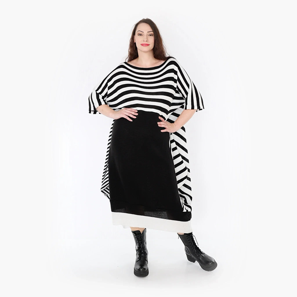 AKH Fashion Kleid 2326 Warmy, Schwarz