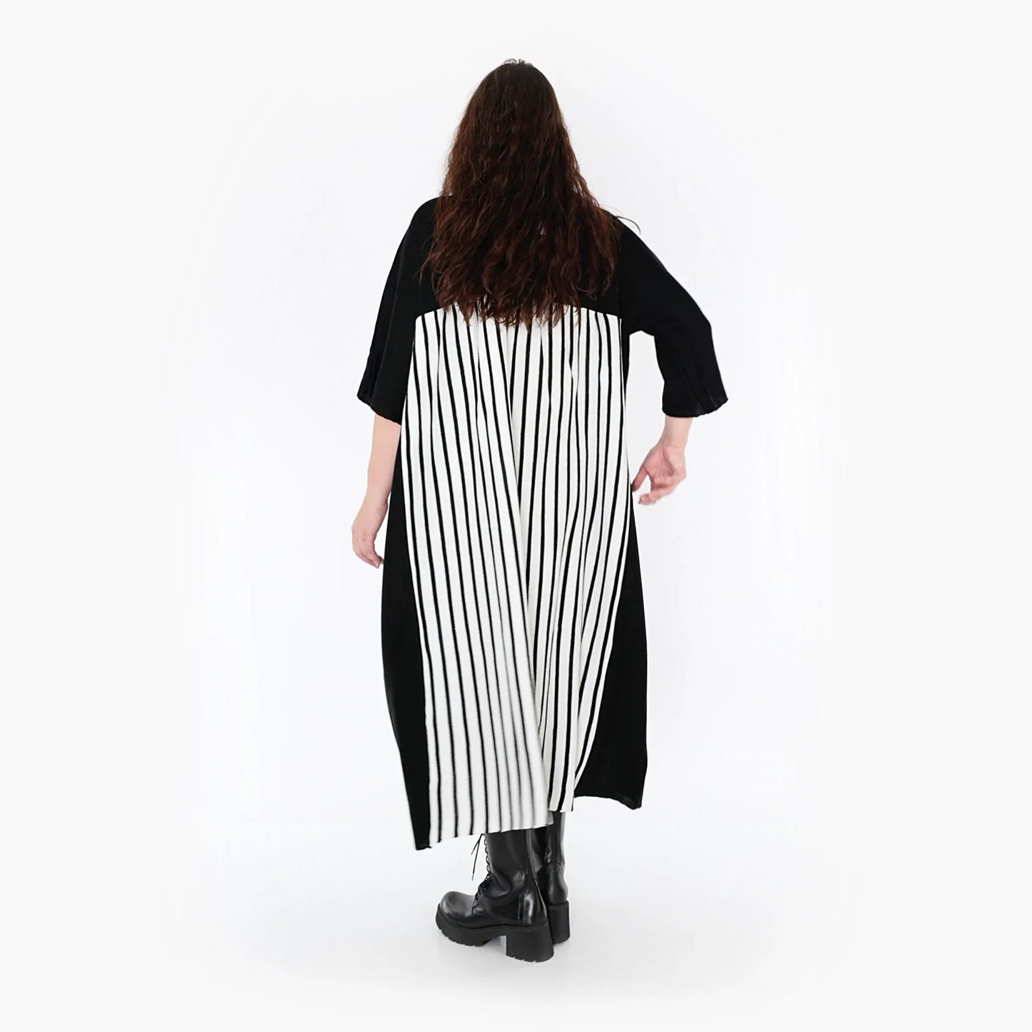 AKH 2403 Kleid, Schwarz-Weiß